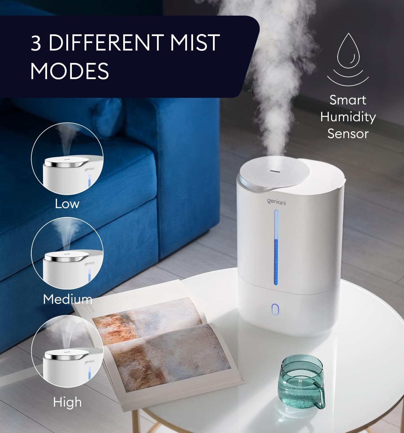 Huron Humidifier 6L White