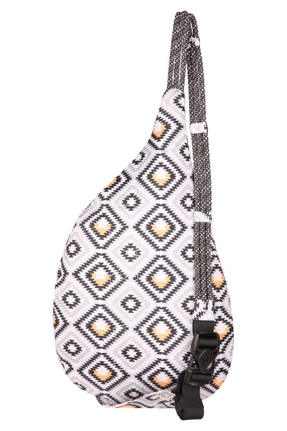 Mini Rope Sling Pack Adjustable Crossbody Bag for Women