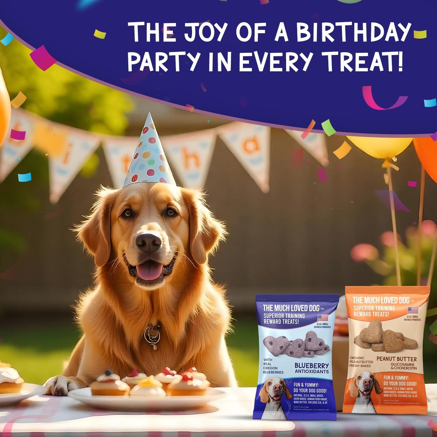 Much Loved Dog Blueberry Training Reward Treats - ECO Set (Filled Fresh Keeper +1 Refill)