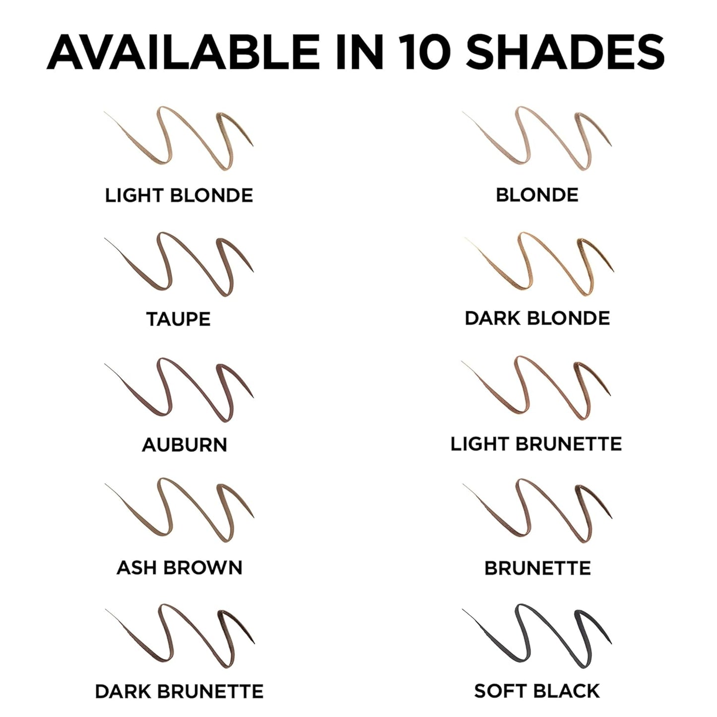 2-PACK L'Oreal Paris Makeup Brow Definer Waterproof Eyebrow Pencil, Ultra-Fine Mechanical Pencil, Draws Tiny Brow Hairs and Fills in Sparse Areas and Gaps, , 0.003 Ounce