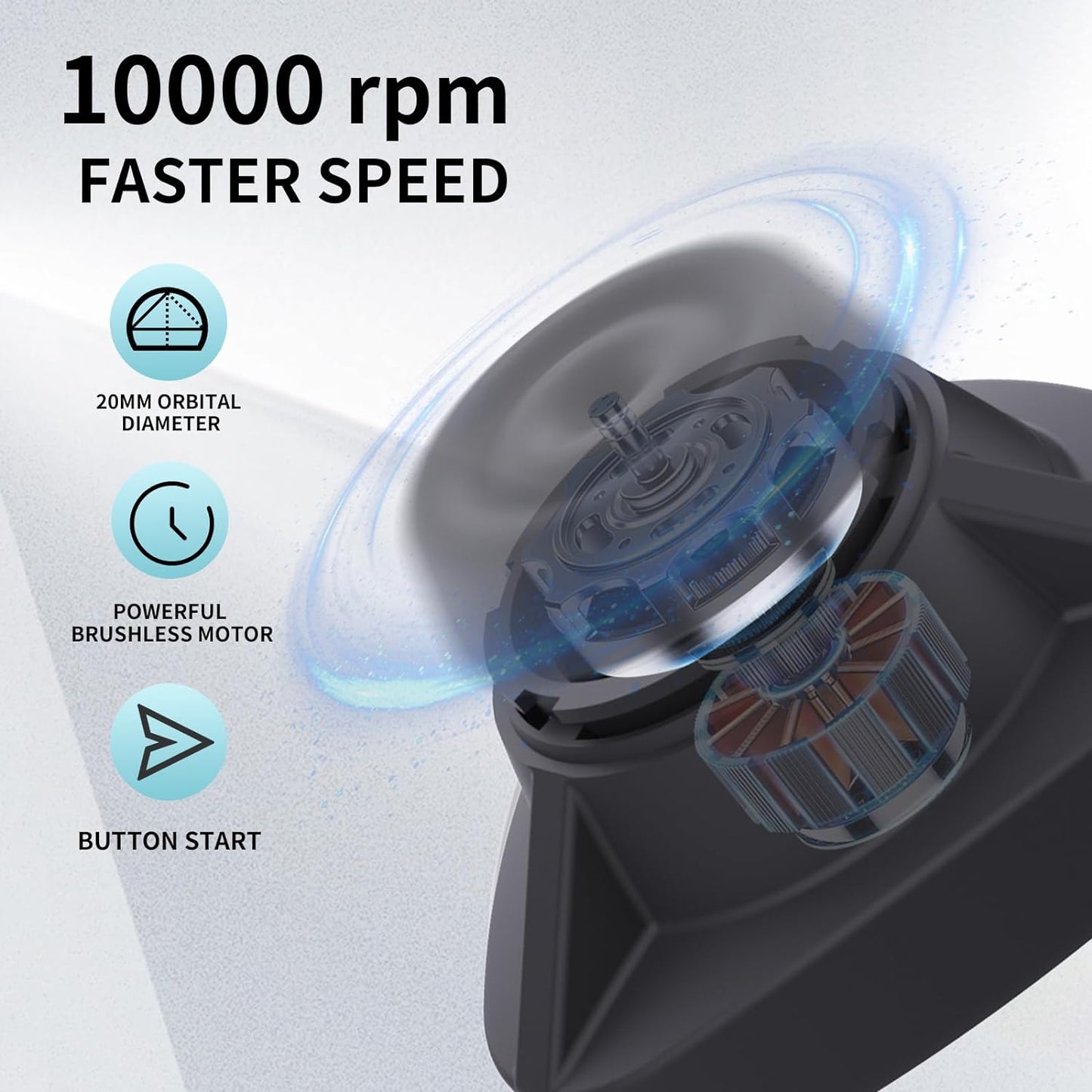 INKSOUL®️  VM-300 Mini Vortex Mixer 10000RPM Lab Mixer