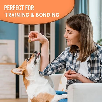 Much Loved Dog Peanut Butter Training Reward Treats - ECO Set (Filled Fresh Keeper +1 Refill)