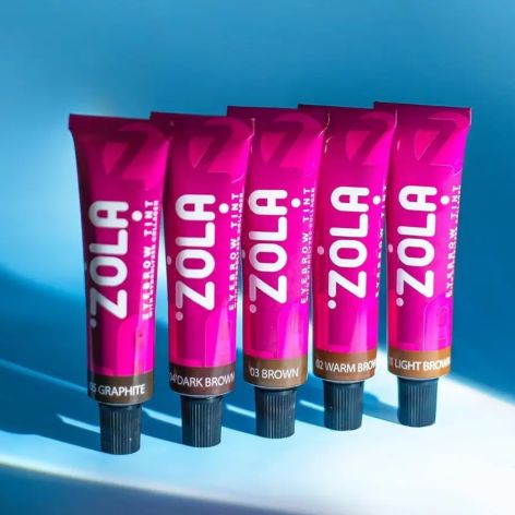 ZOLA EYEBROW TINT WITH COLLAGEN 04 DARK BROWN 15ML 05315