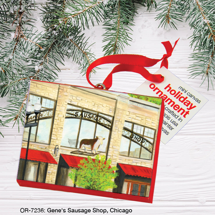 Gene's Sausage Shop, Chicago, Ornament (OR-7236B)