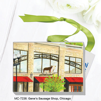 GeneÕs Sausage Shop, Chicago, Mini Canvas (MC-7236B)