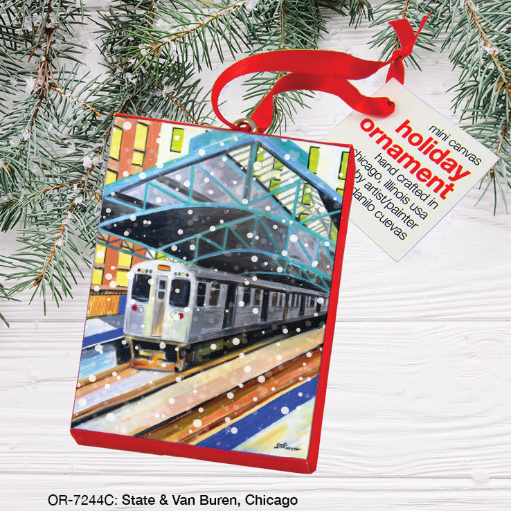 State & Van Buren, Chicago, Ornament (OR-7244C)