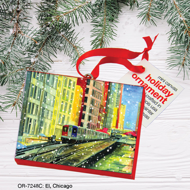 El, Chicago, Ornament (OR-7248C)