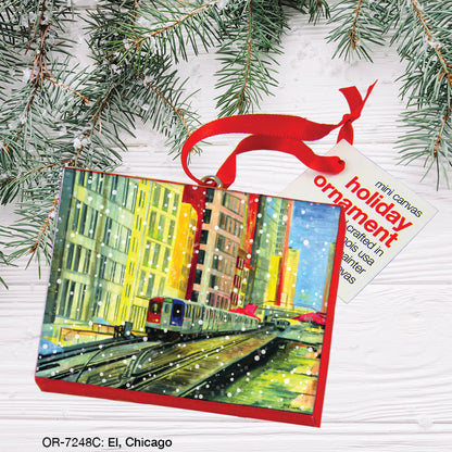 El, Chicago, Ornament (OR-7248C)