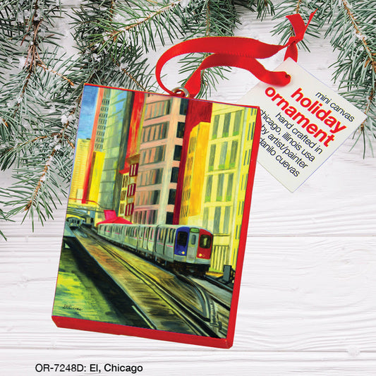 El, Chicago, Ornament (OR-7248D)