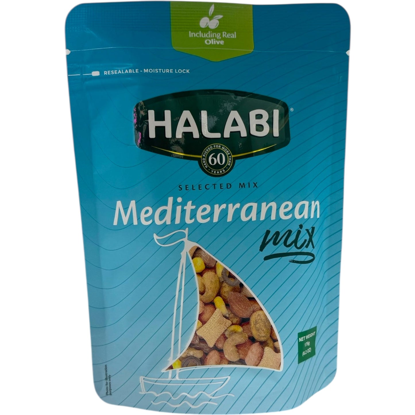 Halabi Mediterranean Snack Mix - Premium Nut Blend with Authentic Middle Eastern Flavors