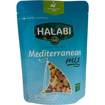 Halabi Mediterranean Snack Mix - Premium Nut Blend with Authentic Middle Eastern Flavors