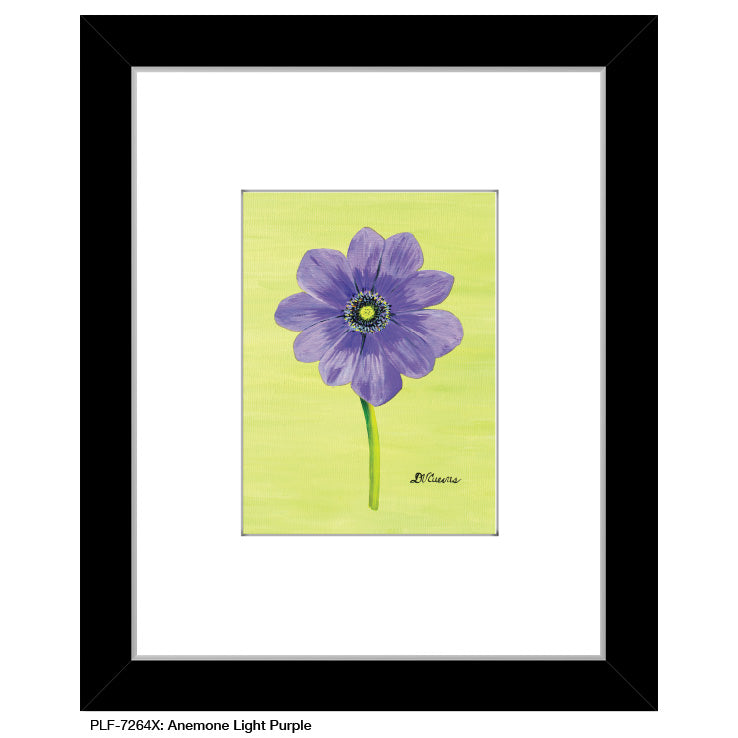 Anemone Light Purple, Print (#7264X)