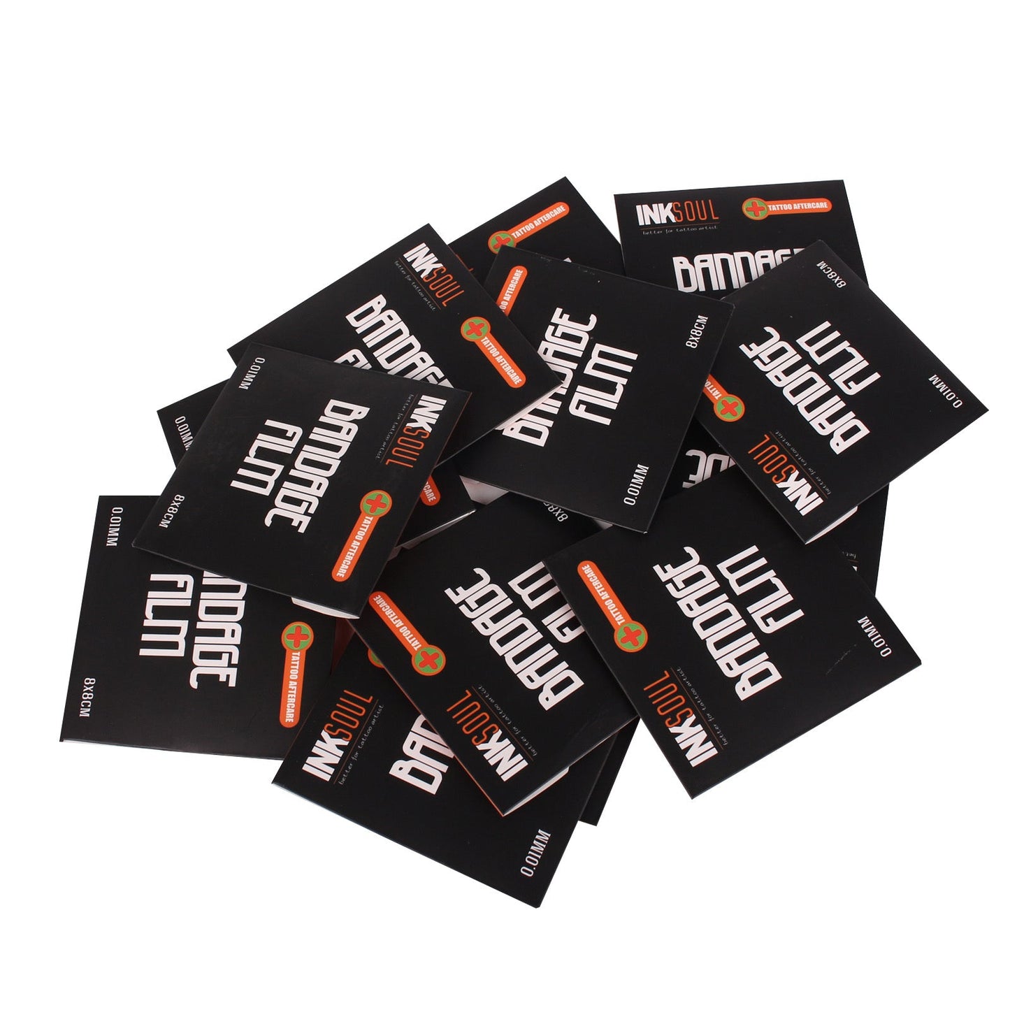 INKSOUL® Tattoo Aftercare Bandage Film 0.01mm ultrathin 3.1in X 3.1in 10sheets