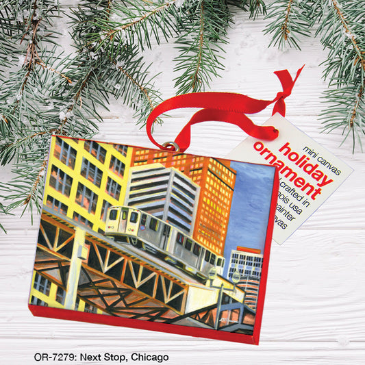 Next Stop, Chicago, Ornament (OR-7279B)