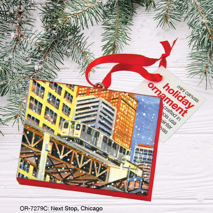 Next Stop, Chicago, Ornament (OR-7279C)