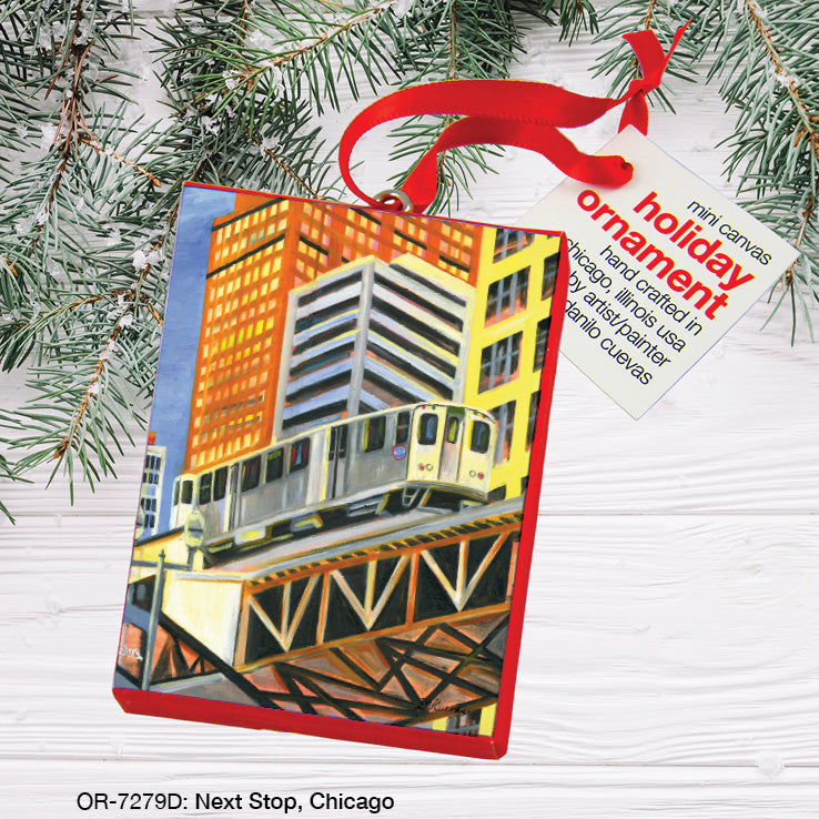 Next Stop, Chicago, Ornament (OR-7279D)