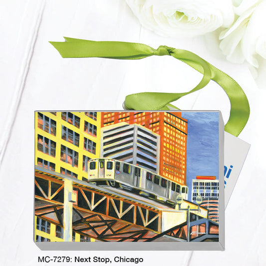 Next Stop, Chicago, Mini Canvas (MC-7279B)