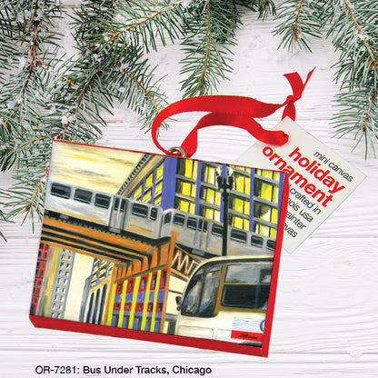 Bus Under Tracks, Chicago, Ornament (OR-7281A)