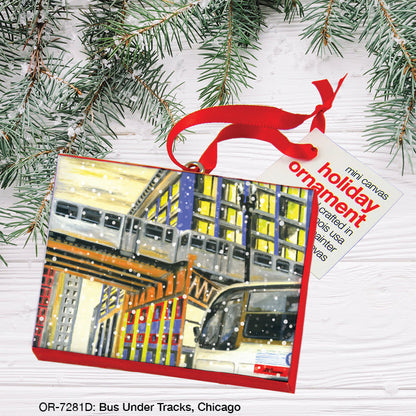 Bus Under Tracks, Chicago, Ornament (OR-7281D)