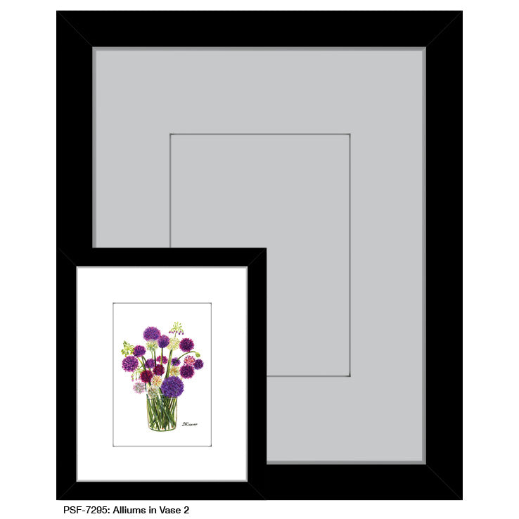 Alliums in Vase 2, Print (#7295A)