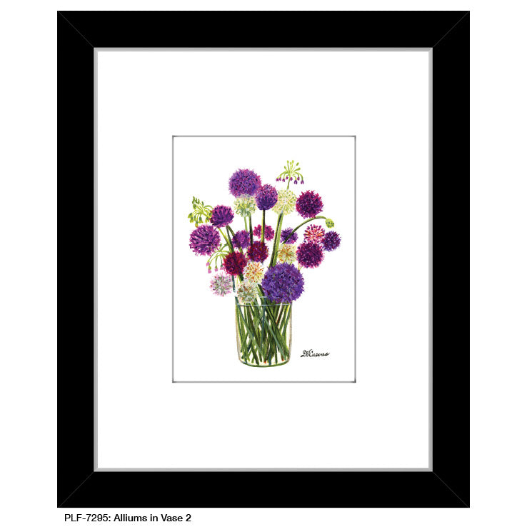 Alliums in Vase 2, Print (#7295A)