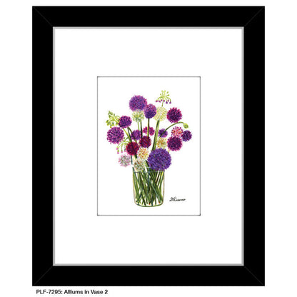 Alliums in Vase 2, Print (#7295A)