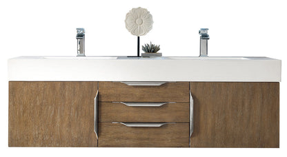 Columbia 59" Double Wall Mount Vanity Cabinet