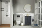 Paloma 24" Dark Gray Bathroom Vanity with Quartz Top & Gold Hardware