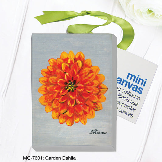 Garden Dahlia, Mini Canvas (MC-7301G)