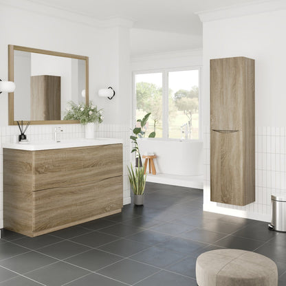 Eviva Smile 16 in. W x 15 in. D Wall-Mounted Linen Cabinet