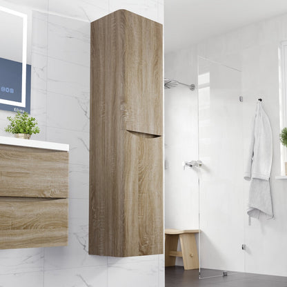 Eviva Smile 16 in. W x 15 in. D Wall-Mounted Linen Cabinet