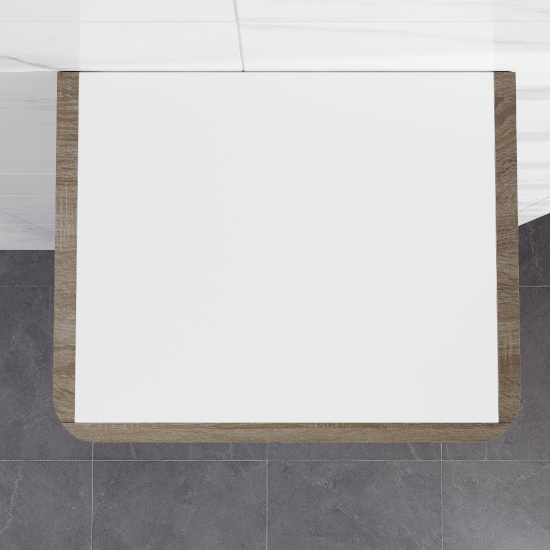 Eviva Smile 16 in. W x 15 in. D Wall-Mounted Linen Cabinet