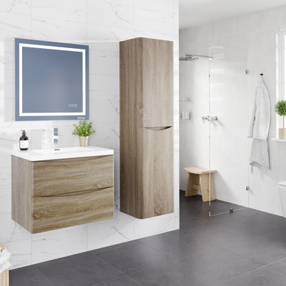 Eviva Smile 16 in. W x 15 in. D Wall-Mounted Linen Cabinet