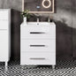 Eviva Libra Bath Vanity with Porcelain Top and Integrated Sink