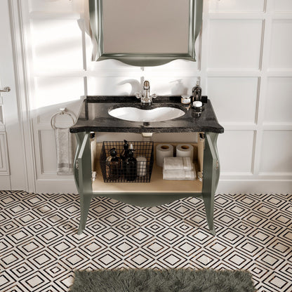 Eviva Ritz Bath Vanity with Granite Top and Undermount Porcelain Sink