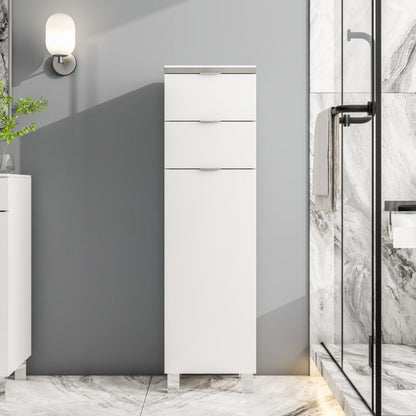 Eviva Geminis 14 in. W x 13 in. D White Oak Wall-Mounted Linen Cabinet