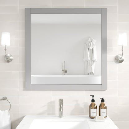 Eviva New York Wooden Framed Mirror