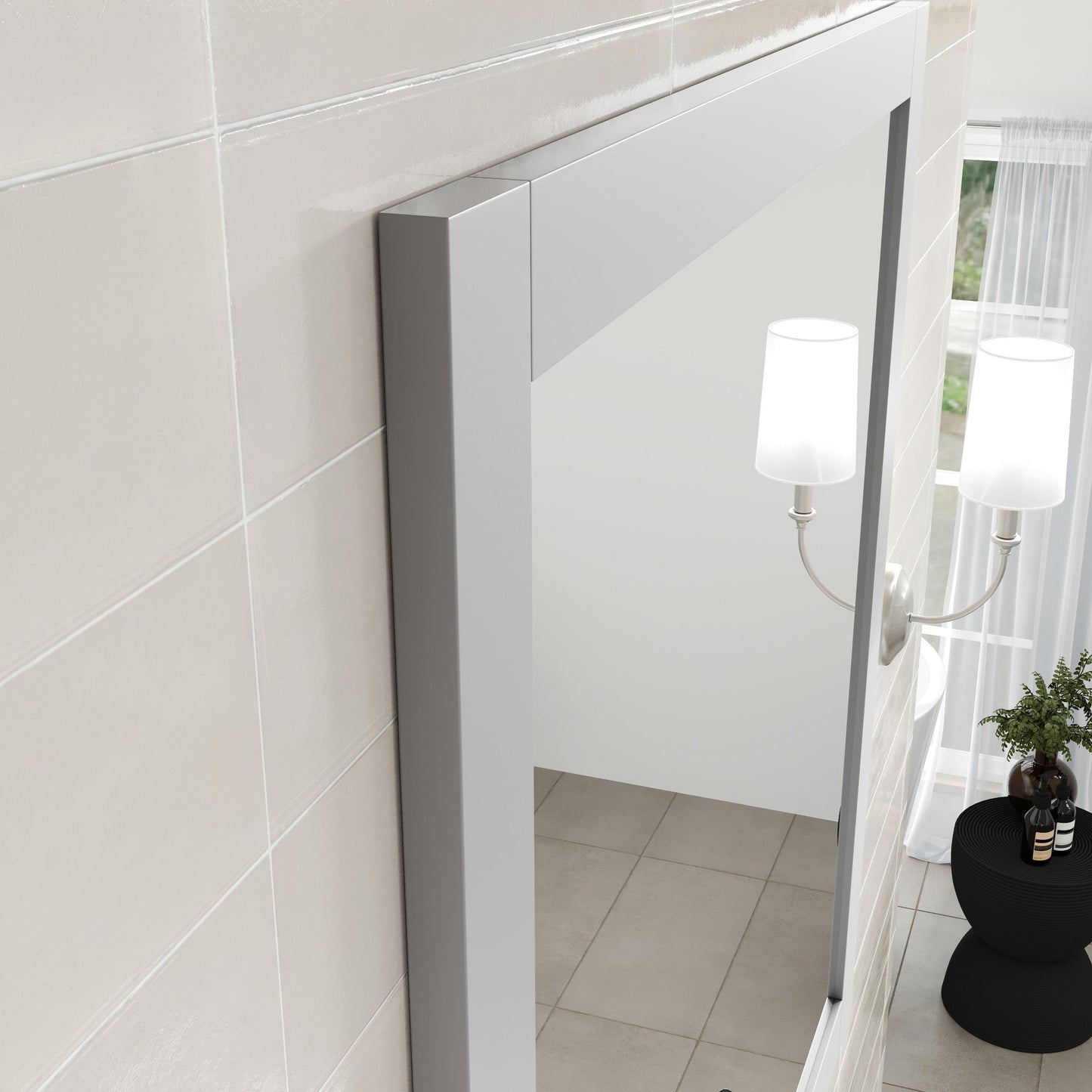 Eviva New York Wooden Framed Mirror