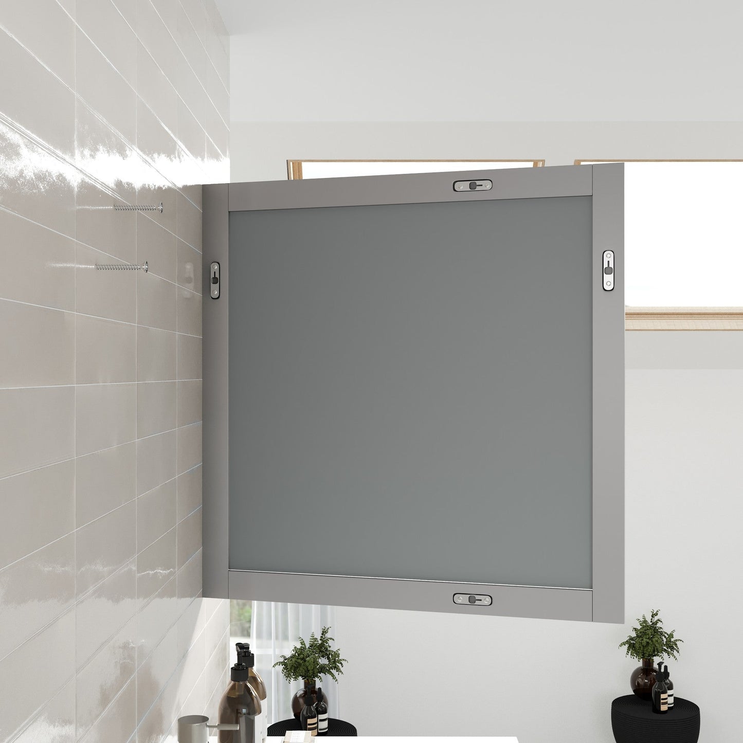 Eviva New York Wooden Framed Mirror