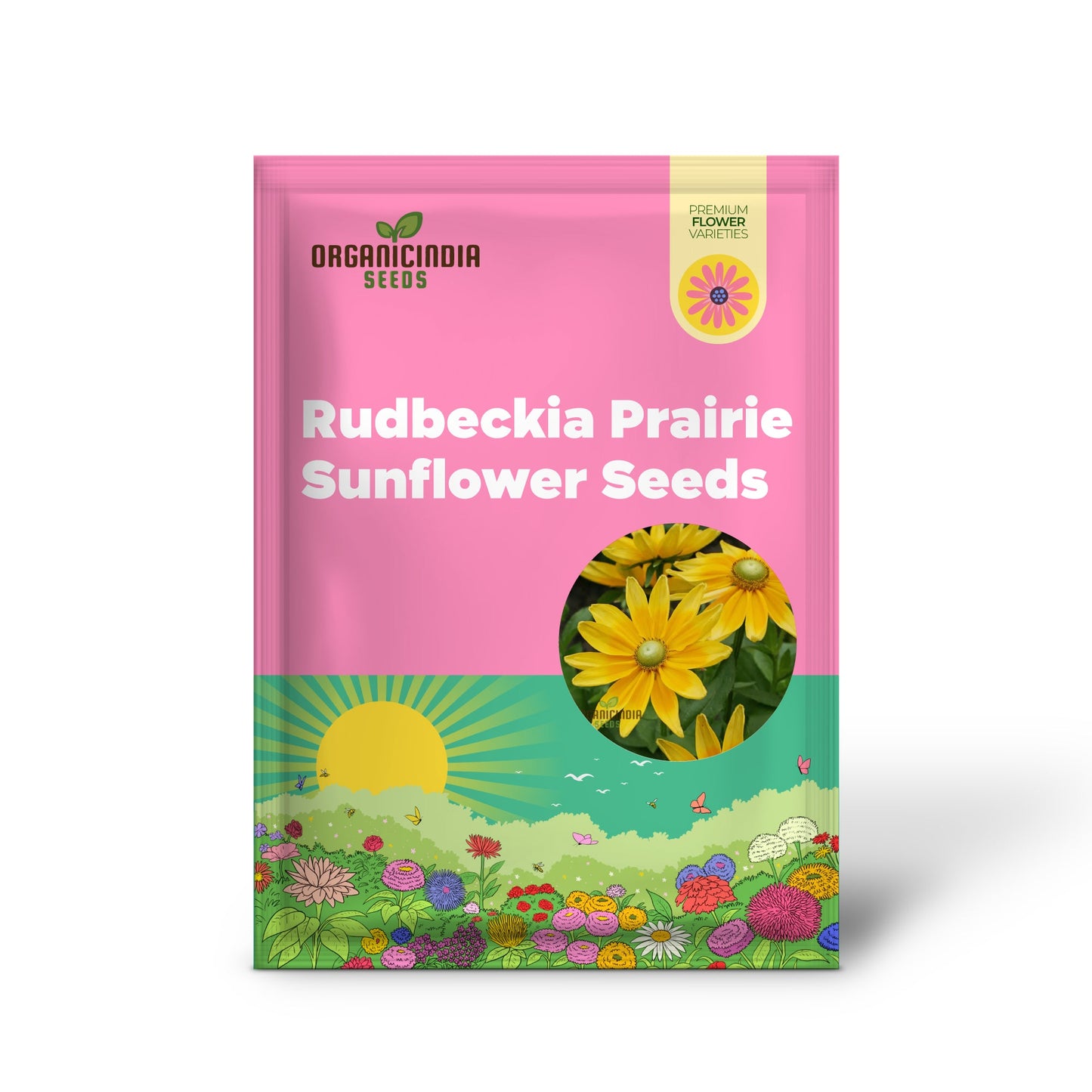 Rudbeckia Prairie Sunflower Seeds for Planting- Grow Bright and Cheerful Prairie Sun Rudbeckia Flowers in Your Garden