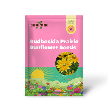 Rudbeckia Prairie Sunflower Seeds for Planting- Grow Bright and Cheerful Prairie Sun Rudbeckia Flowers in Your Garden