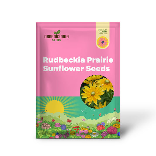 Rudbeckia Prairie Sunflower Seeds for Planting- Grow Bright and Cheerful Prairie Sun Rudbeckia Flowers in Your Garden