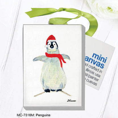 Penguins, Mini Canvas (MC-7316M)