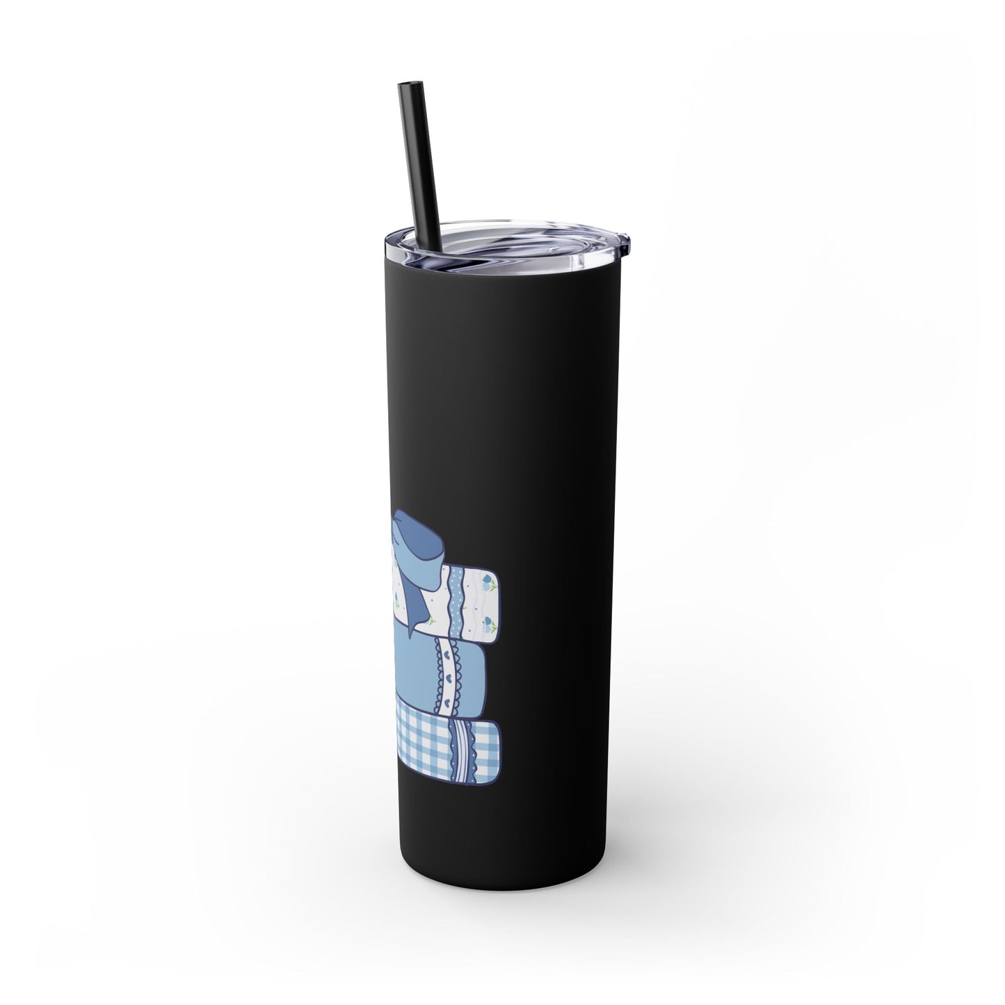 Customizable: Girly Book Club Skinny Tumbler with Straw, 20oz | Perfect for Events, Gifts, Coffee, and Summer Drinks