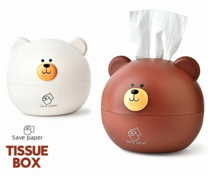 Cute Bear Tissue Box