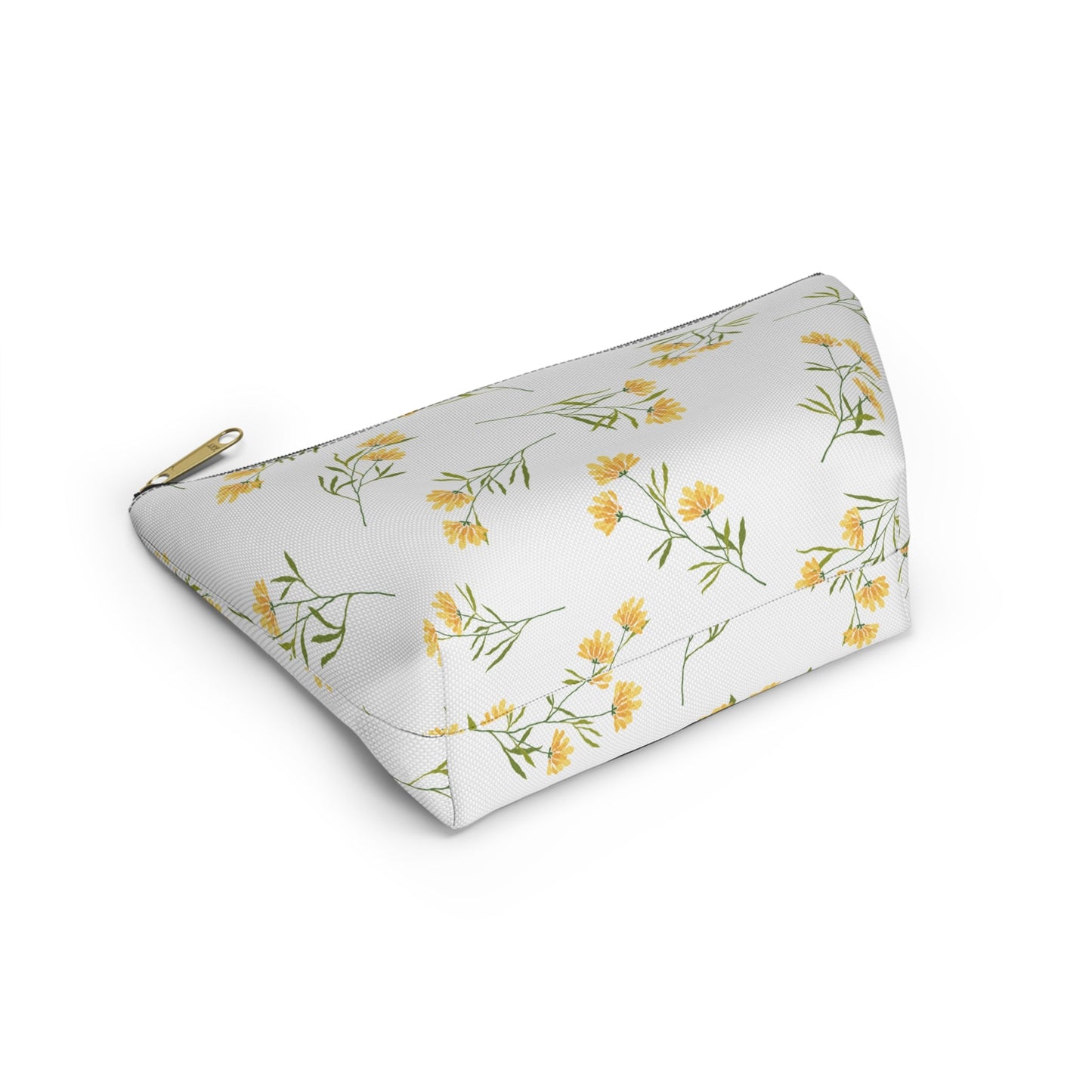 Customizable: Floral Accessory Pouch, Cute Makeup Bag, Travel Organizer, Gift for Her, Spring Flowers, Eco-Friendly Storage