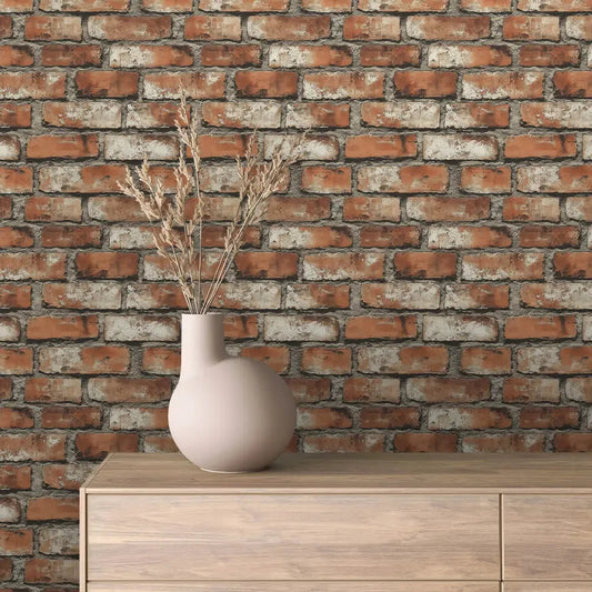 Authentic Aged Brick Facade