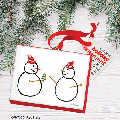 Red Hats, Ornament (OR-7355A)