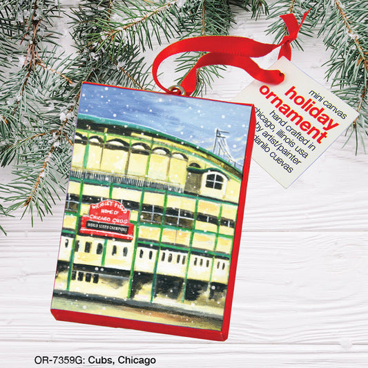Cubs, Chicago, Ornament (OR-7359G)