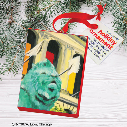 Lion, Chicago, Ornament (OR-7367AA)